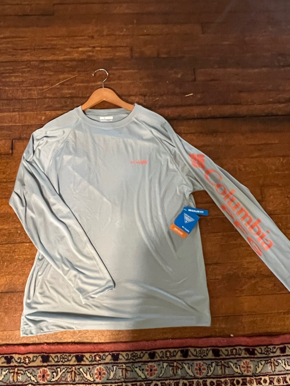 NWT Columbia Men’s Terminal Tackle LS Performance Tee - Light Gray